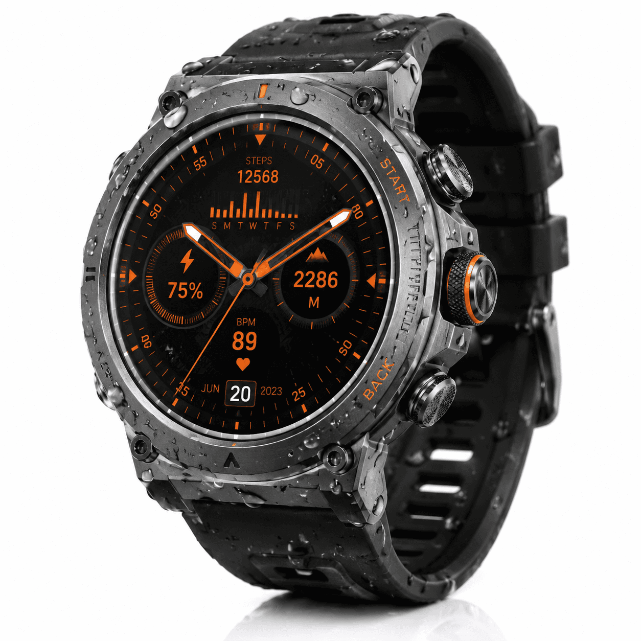 Karta produktu: TitanPro Ultra Smartwatch Tytanowy GPS & Monitor Zdrowia 50M